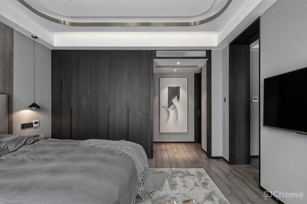 228㎡ 现代风简约住宅,舒适随性让生活回归本质