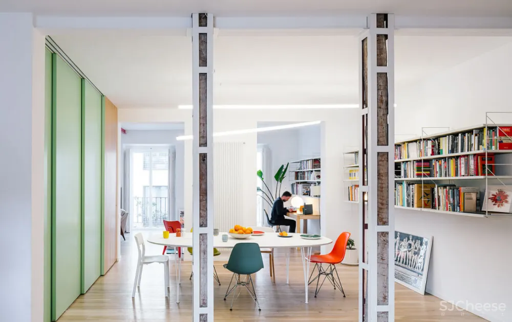 21米过道连接室内5个场景,这样轻松又“暴力”的美学你会爱吗?