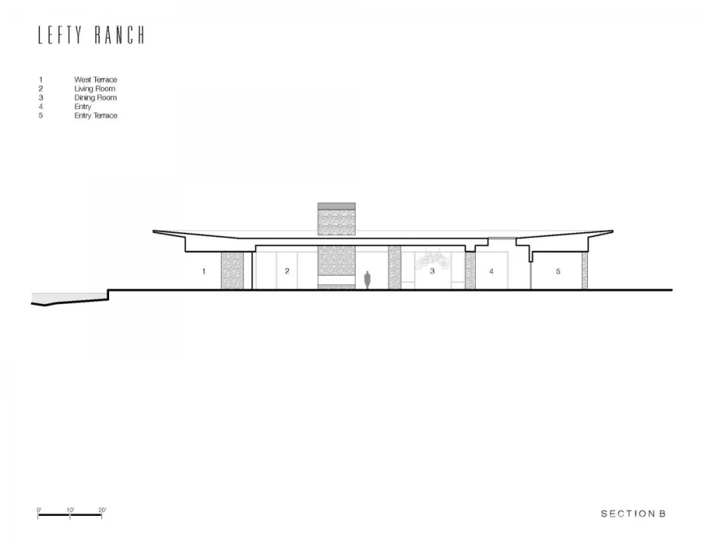 CLB Architects | Lefty Ranch House , 现代舒适的自然景观住宅