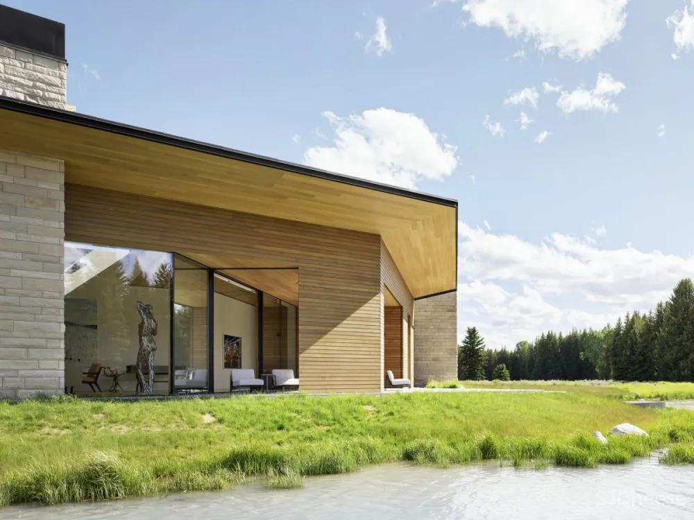 CLB Architects | Lefty Ranch House , 现代舒适的自然景观住宅