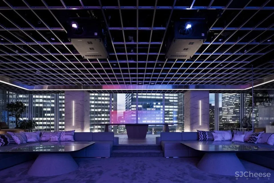 模糊图像与现实空间之间的界限 WARP办公空间 I IN Inc.