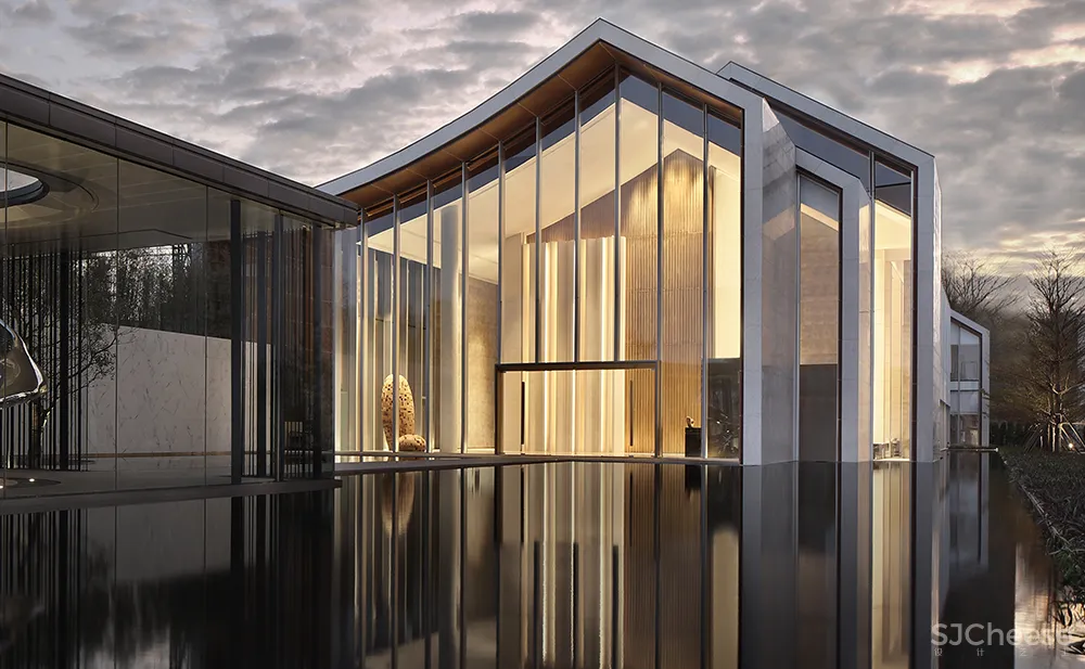 CCD.郑中新作 广州「保利·拾光年」售楼处 效果图和实景照片