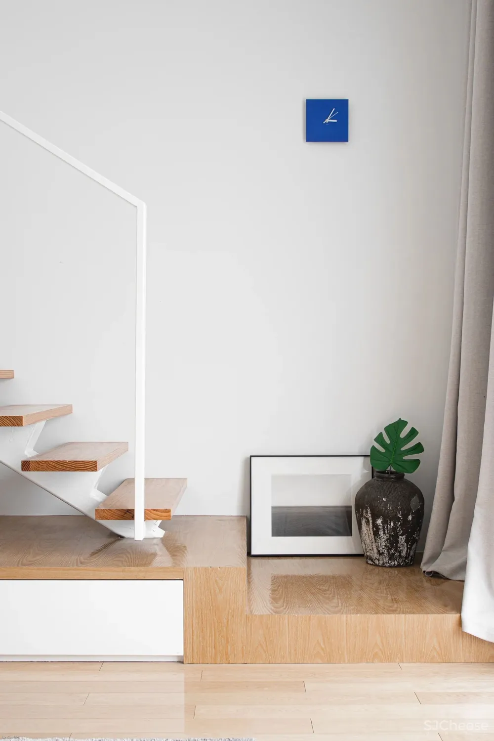 半空间,白色纯粹的家 yan design studio