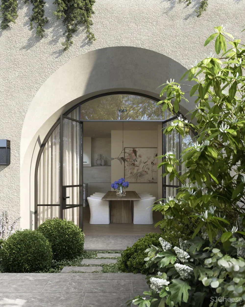 Jolson Architecture | Huntingtower Road , 自然主义的极简别墅