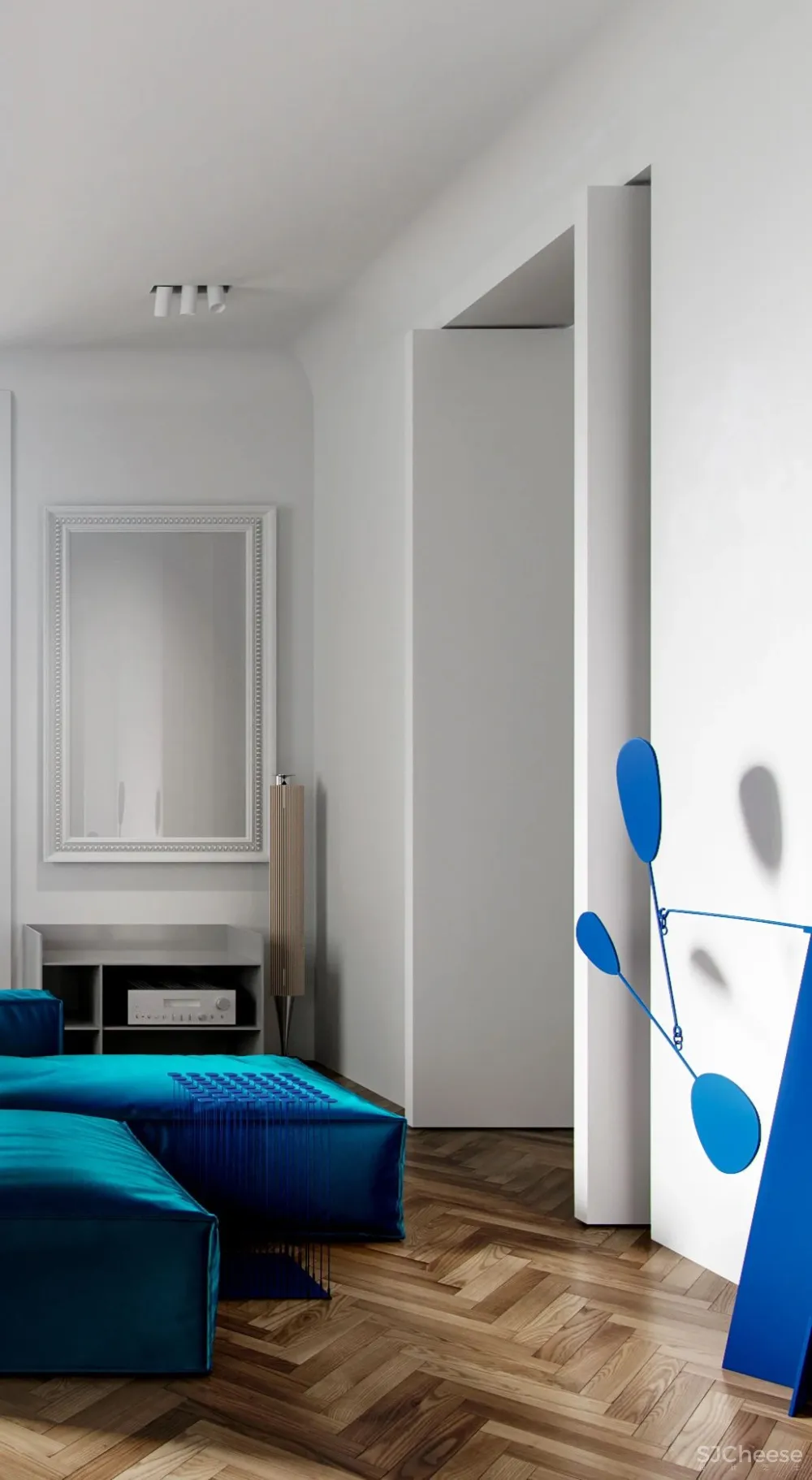 85㎡住宅,质感与极简的生活居所