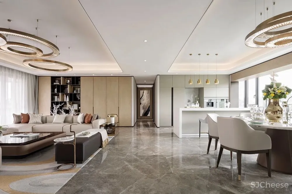 240㎡轻奢都市范,定义非凡的设计格调!