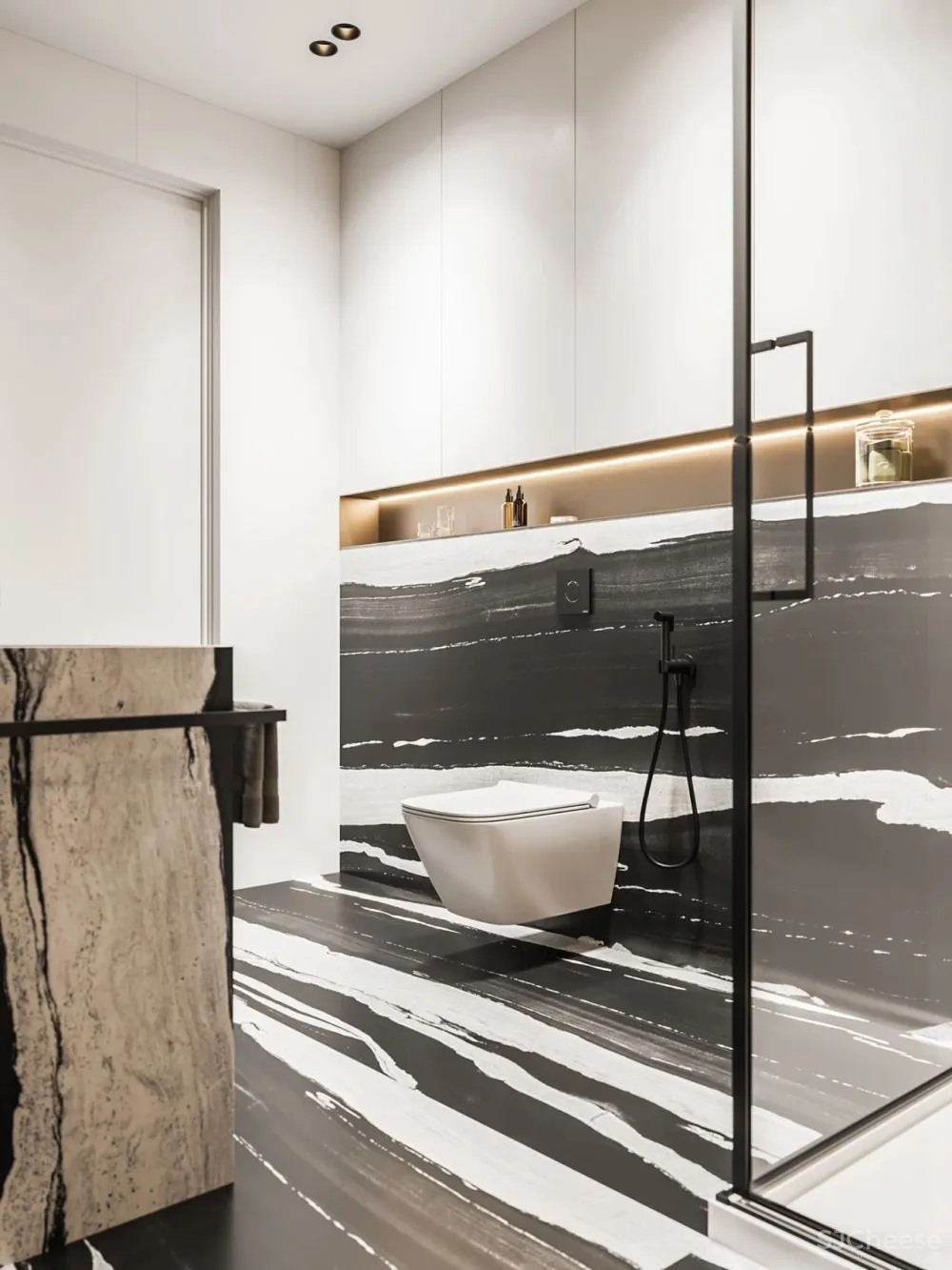 113㎡实用大两居,轻奢简致!