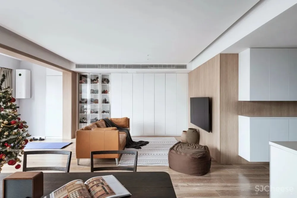 120㎡住一家三口,以居住者的生活方式为核心,打造「互动型」亲子宅!