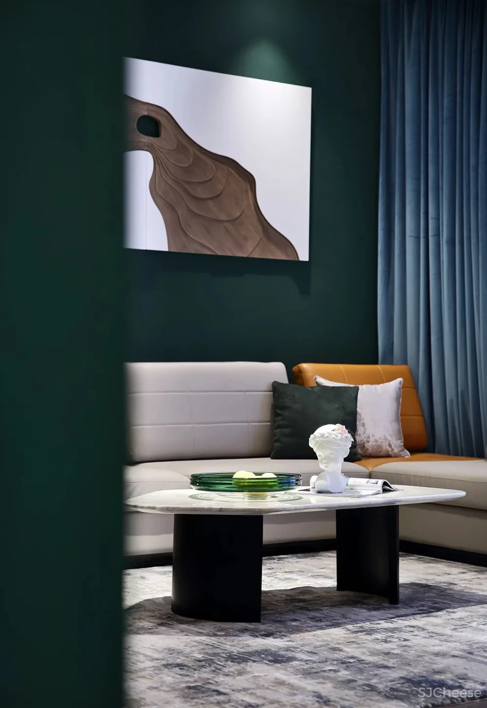 这样的撞色搭配,太美了!