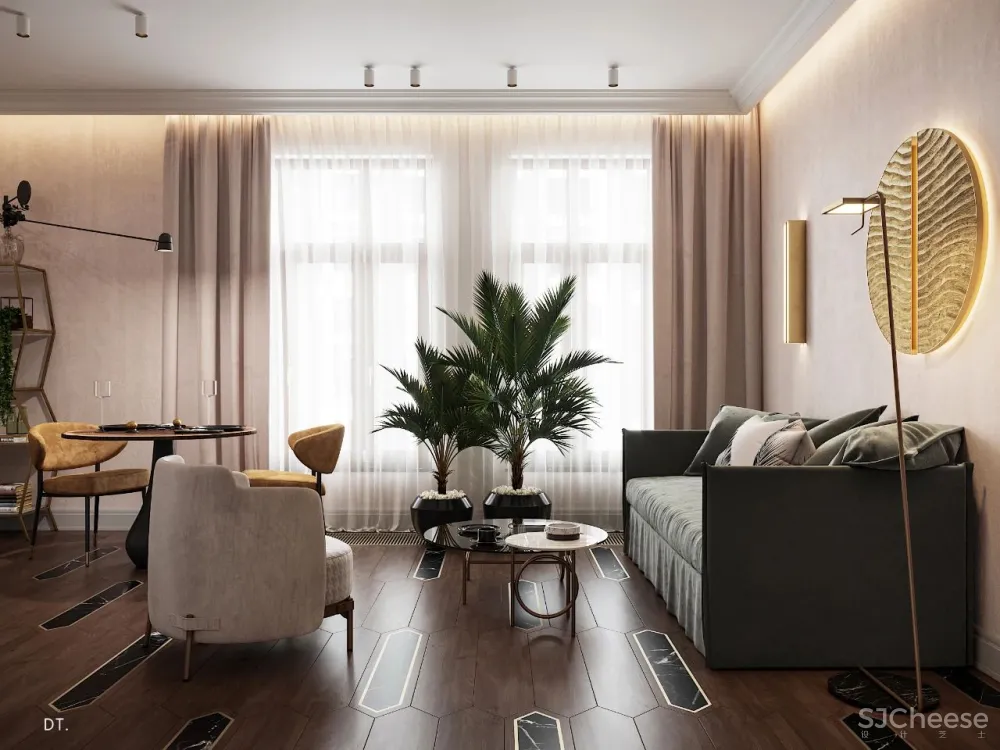 小户型,也能打造出大宅格调