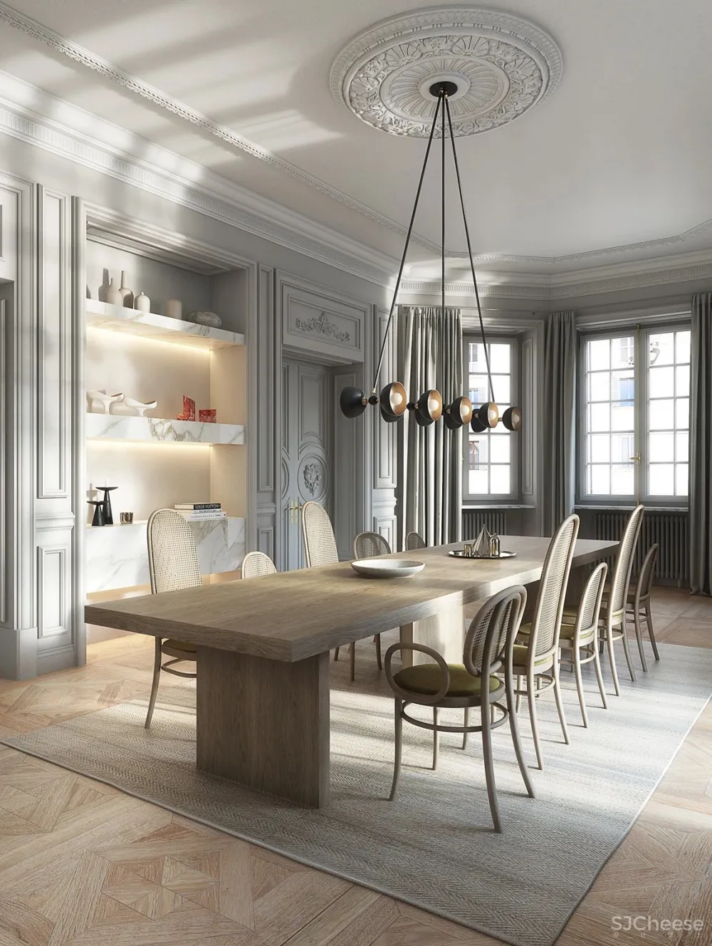 这样设计的复古风,高级不老气!