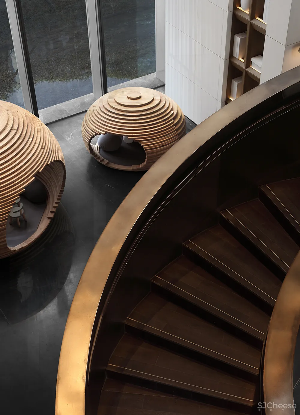 CCD.郑中新作 广州「保利·拾光年」售楼处 效果图和实景照片