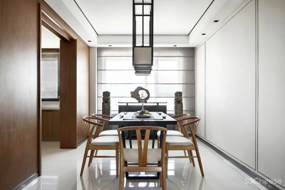 【太谷设计】郑州·永威西溪花园样板房—新中式