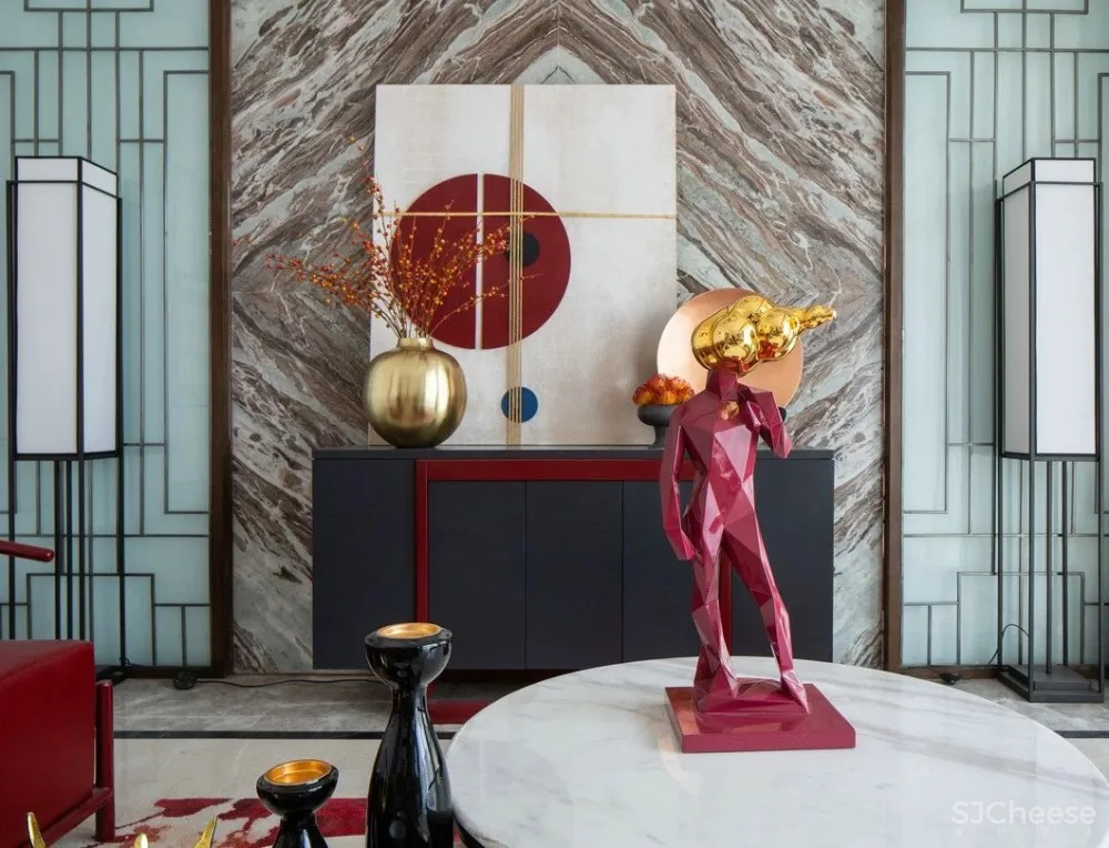 “新中式” “中国红”的设计，美妙绝伦！