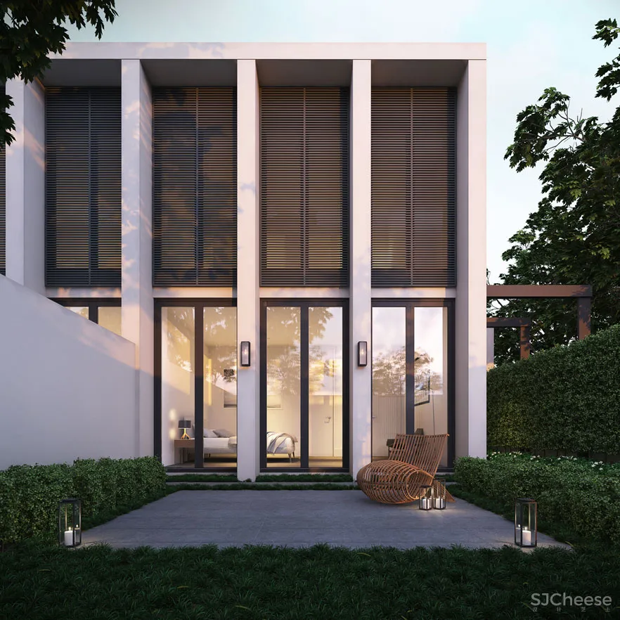 Conrad Architects | Malvern Townhouses , 现代轻奢的简约住宅