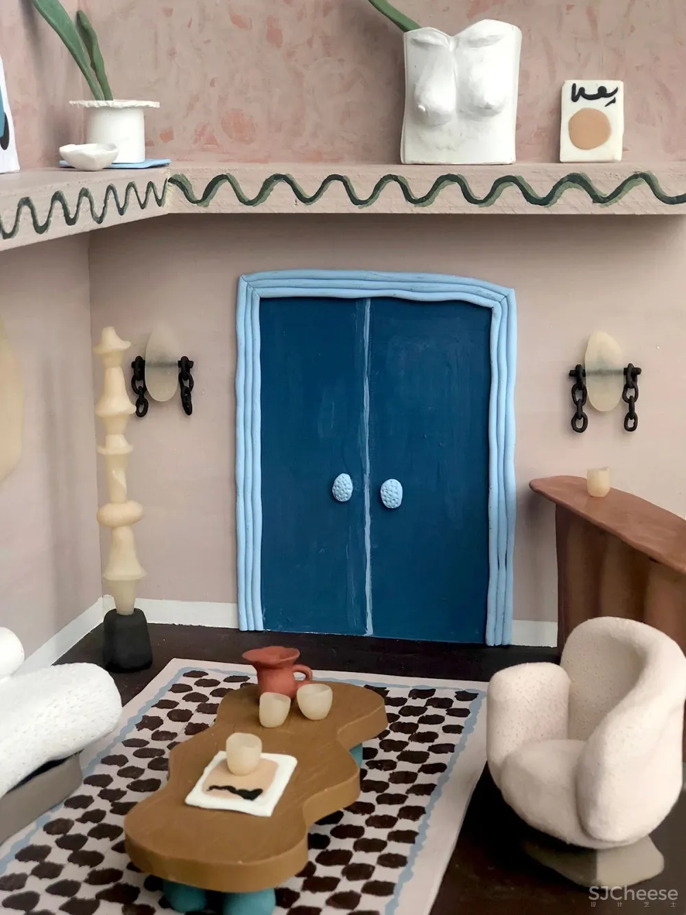 居家隔离的手工达人,用黏土捏出理想房间!每一个都超级惊艳!