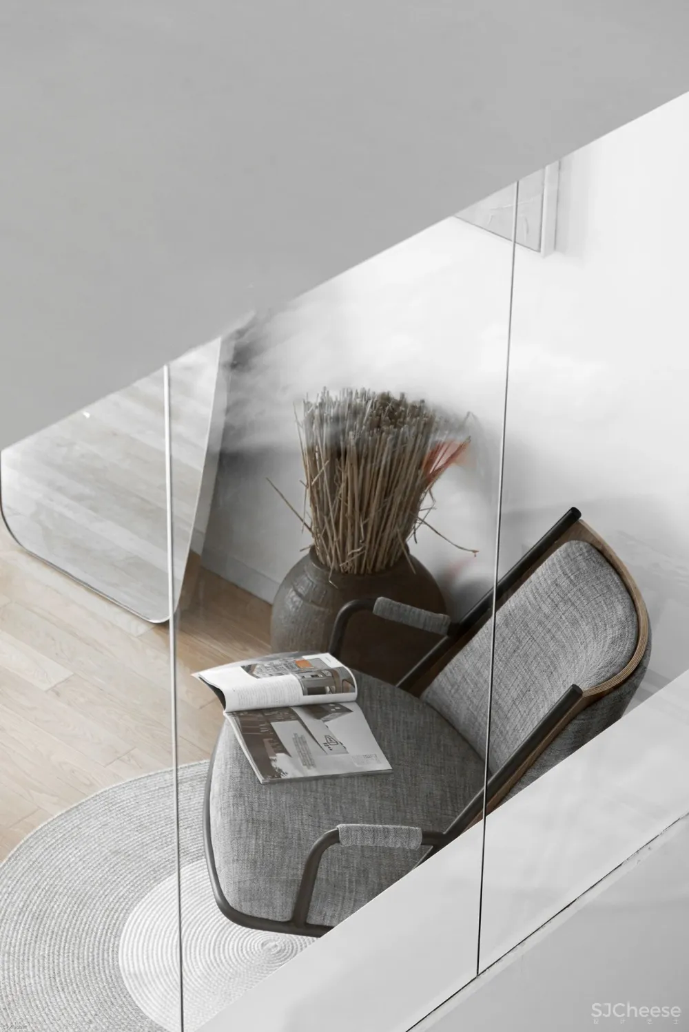 半空间,白色纯粹的家 yan design studio