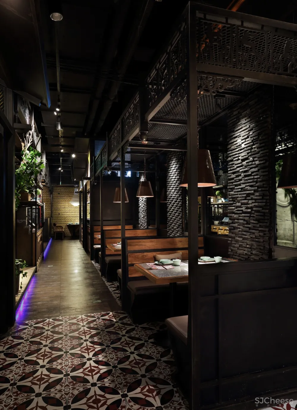 四川味餐厅设计 主题餐厅设计:炭舍,一家川味风情餐厅