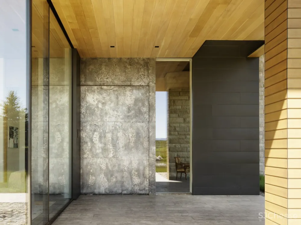 CLB Architects | Lefty Ranch House , 现代舒适的自然景观住宅