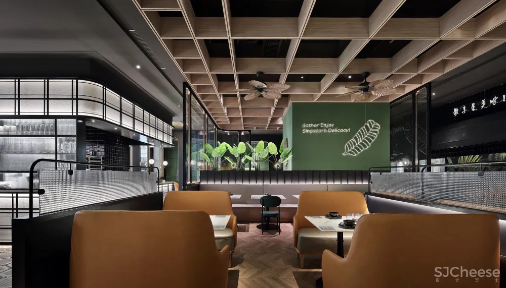 品牌餐厅设计·新加坡风格餐厅设计·深圳餐饮空间设计:星美聚