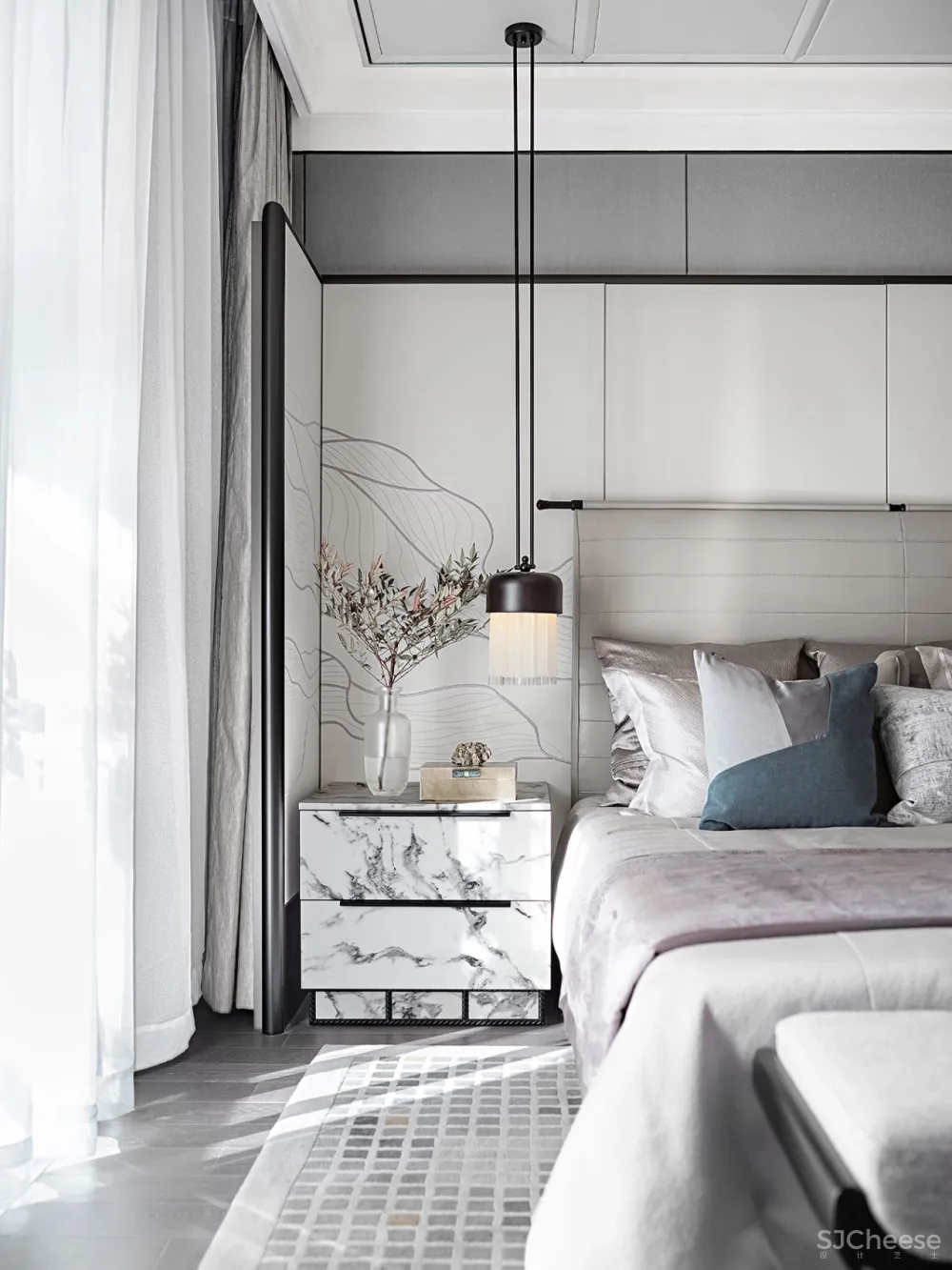 住宅丨现代 —— 简约舒适却不单调的艺术体验感