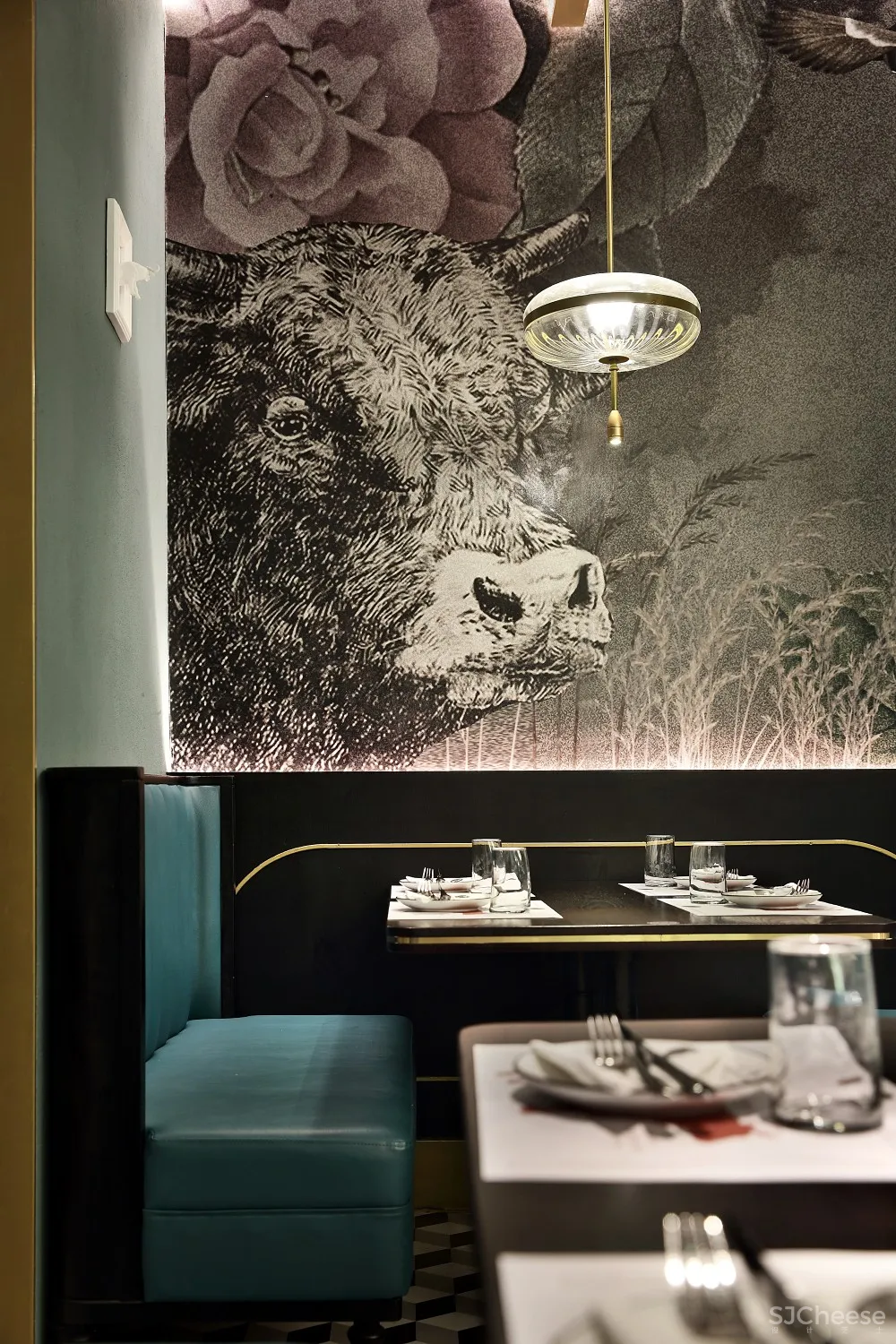 原石品牌餐厅设计【艺鼎新作·原石牛扒】 一场舌尖上的欧式户外花园之旅