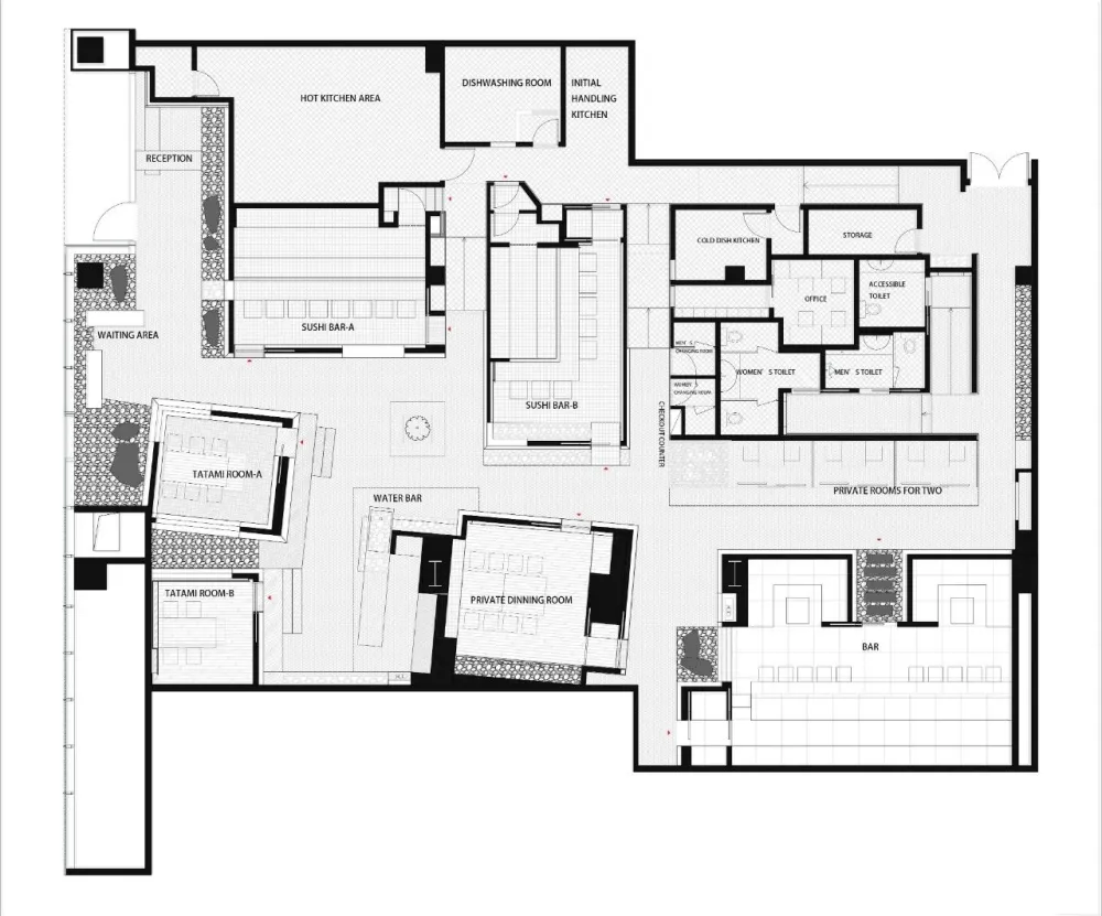 日本ODD设计 1、北京「涵」日本料理店;2、南京「宙」SORA日本料理店