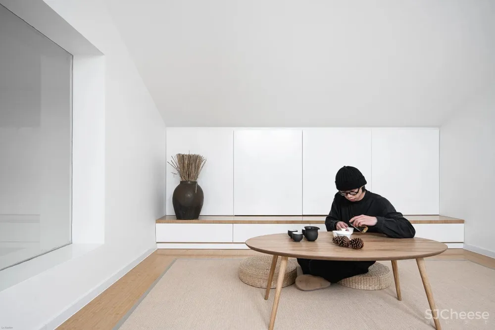 半空间,白色纯粹的家 yan design studio