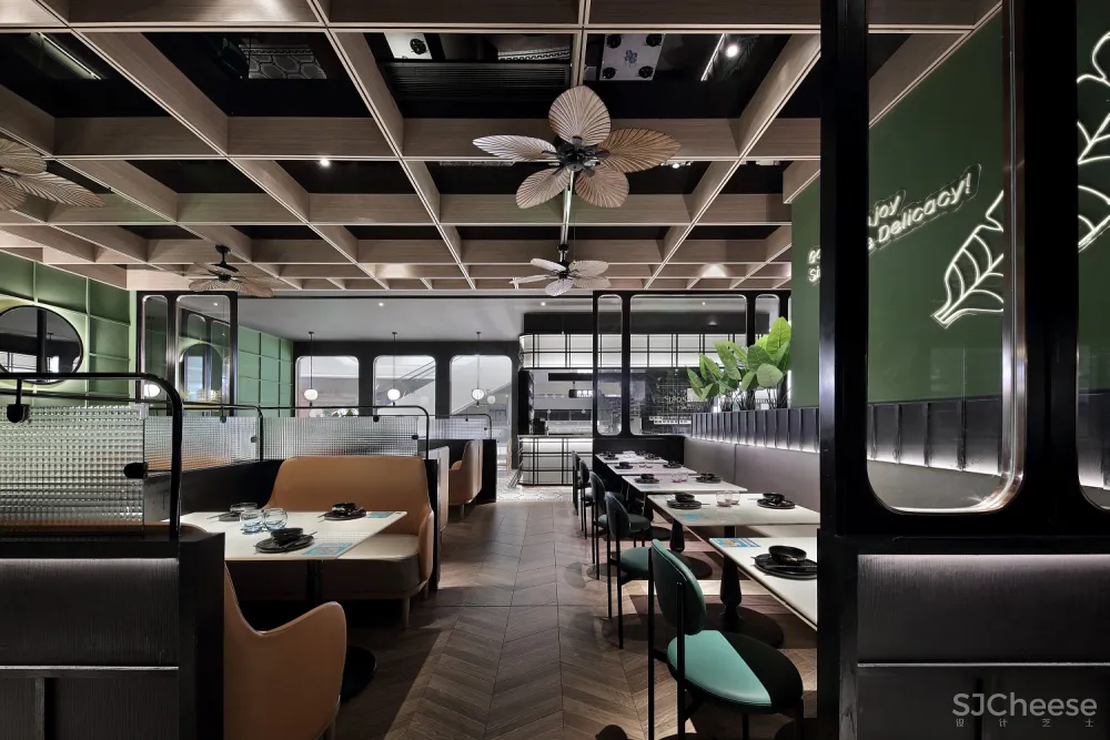 品牌餐厅设计·新加坡风格餐厅设计·深圳餐饮空间设计:星美聚