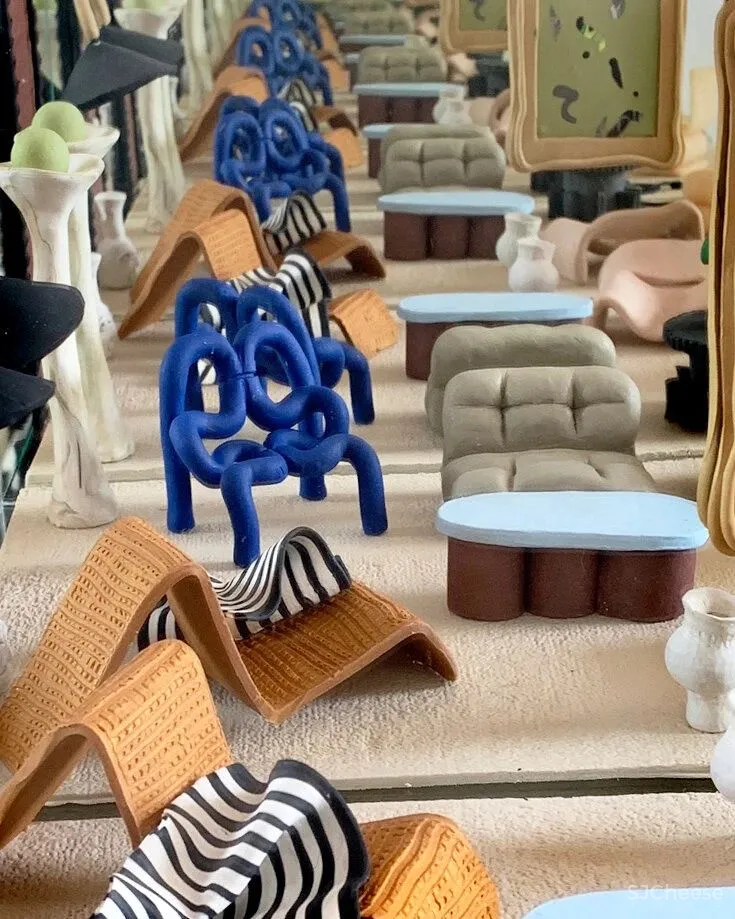 居家隔离的手工达人,用黏土捏出理想房间!每一个都超级惊艳!