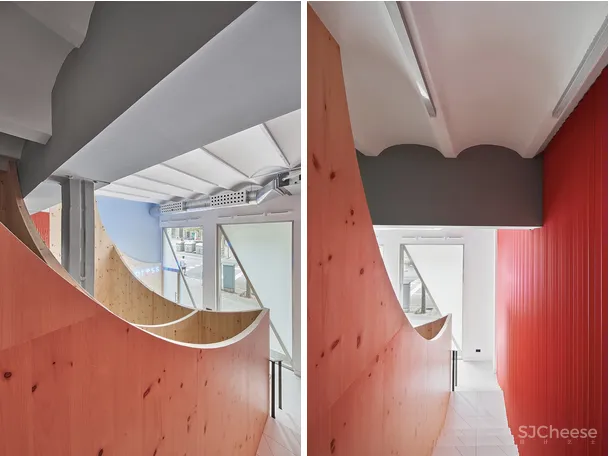 弧形隔断“森林” 西班牙Impress牙科诊所 Raúl Sánchez Architects