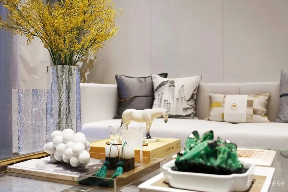 300㎡超美新中式：茶色悠然，新派雅趣！