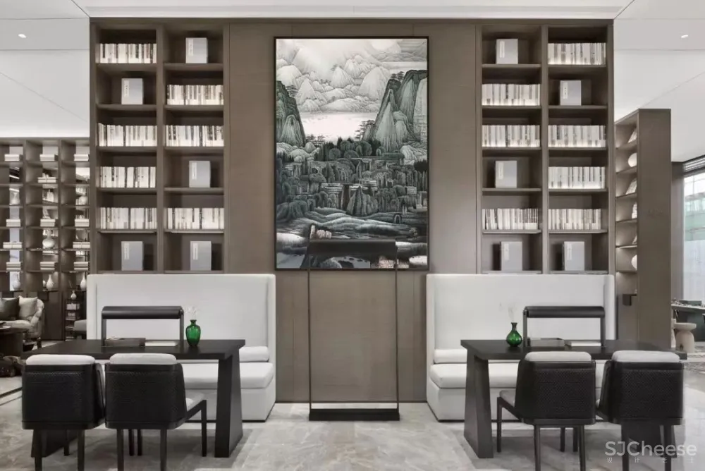 高级灰 新中式,融创广深春风岭南图书馆:以阅读的日常,镌刻一座精神地标