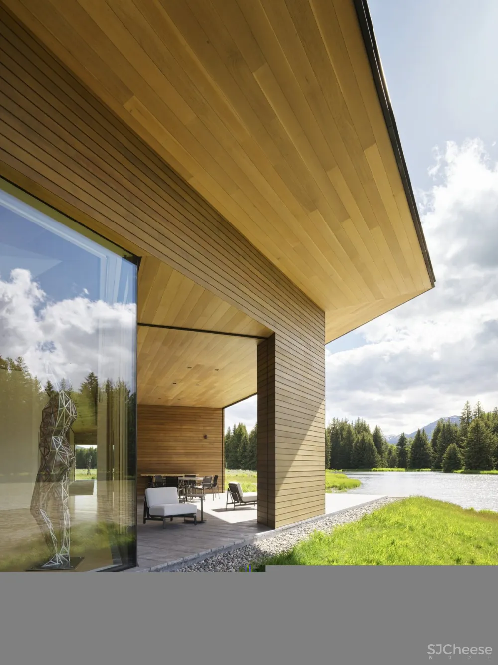 CLB Architects | Lefty Ranch House , 现代舒适的自然景观住宅