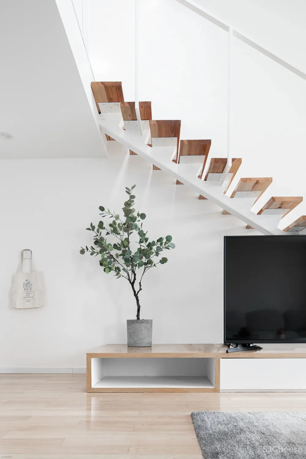 半空间,白色纯粹的家 yan design studio