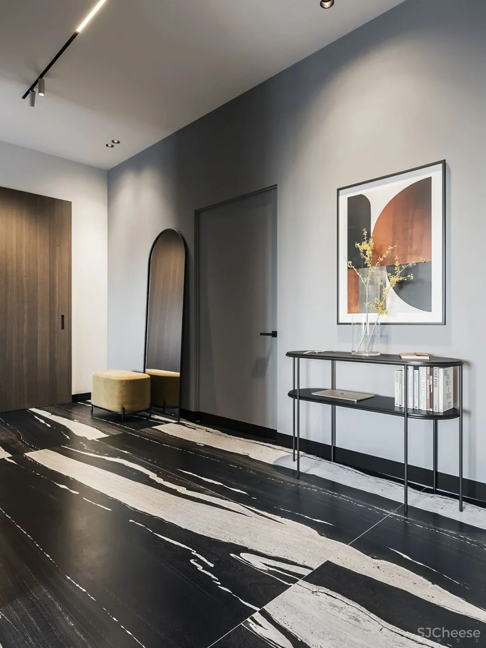 113㎡实用大两居,轻奢简致!