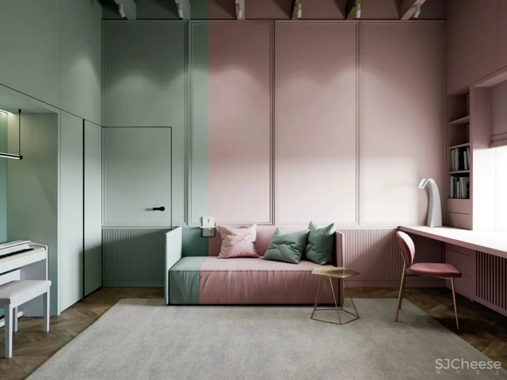 现代简欧住宅，淡雅生活的精致居所！