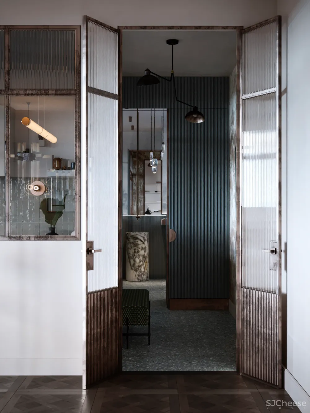 Katarina Rulinskaya | Warsaw Paris , 巴黎质朴气息住宅