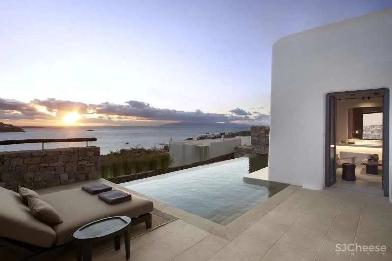 朴素到极致的高级-希腊Kalesma Mykonos度假酒店！