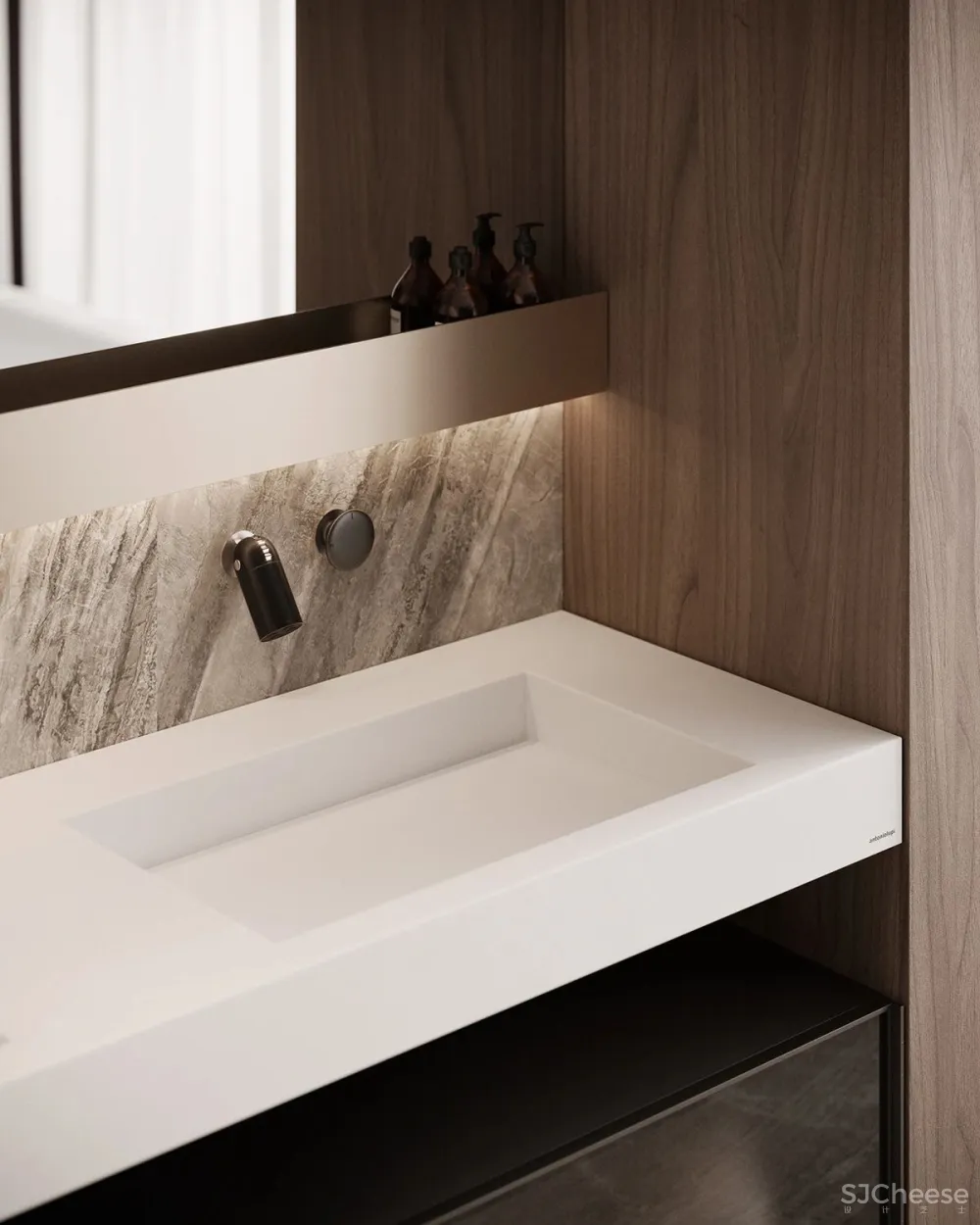 170㎡大都市住宅，大理石 胡桃木，绝对的美学！