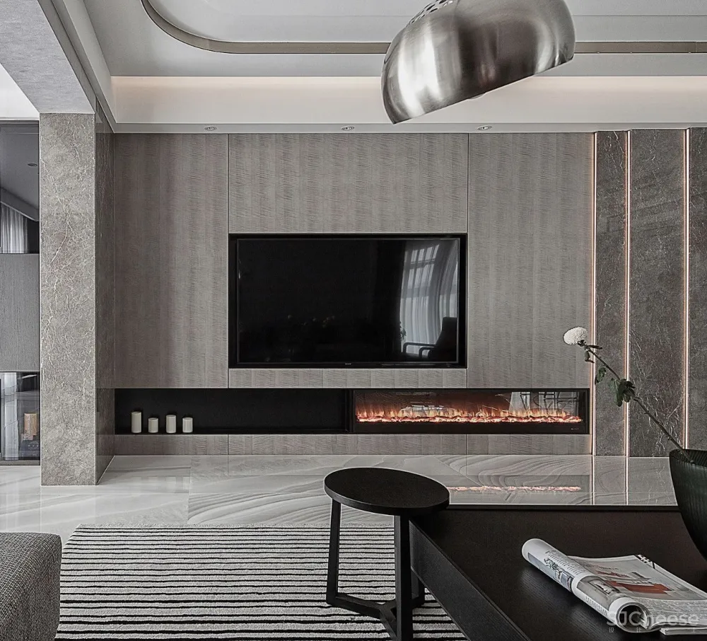 228㎡ 现代风简约住宅,舒适随性让生活回归本质