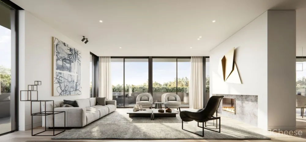 Conrad Architects | Malvern Townhouses , 现代轻奢的简约住宅