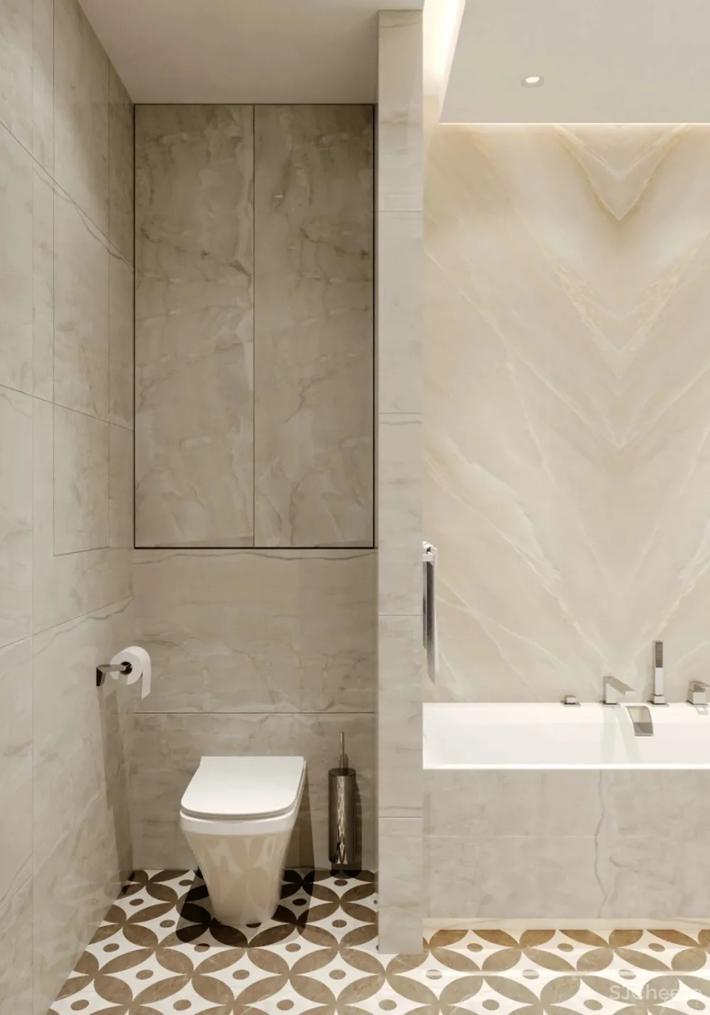 贴近自然的暖粉色公寓,大气实用,颇具格调!