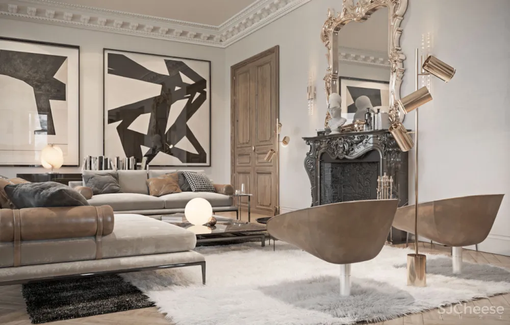 最美新古典两层公寓,贵族生活的正确打开方式!