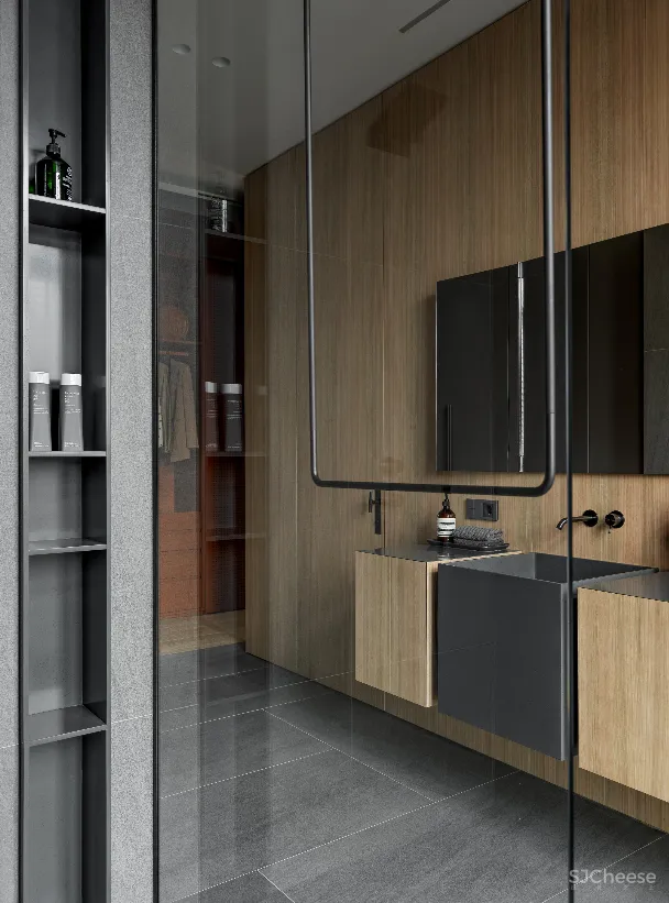 独居女性的126平米让时髦与智能打造“暗黑系”的温暖空间