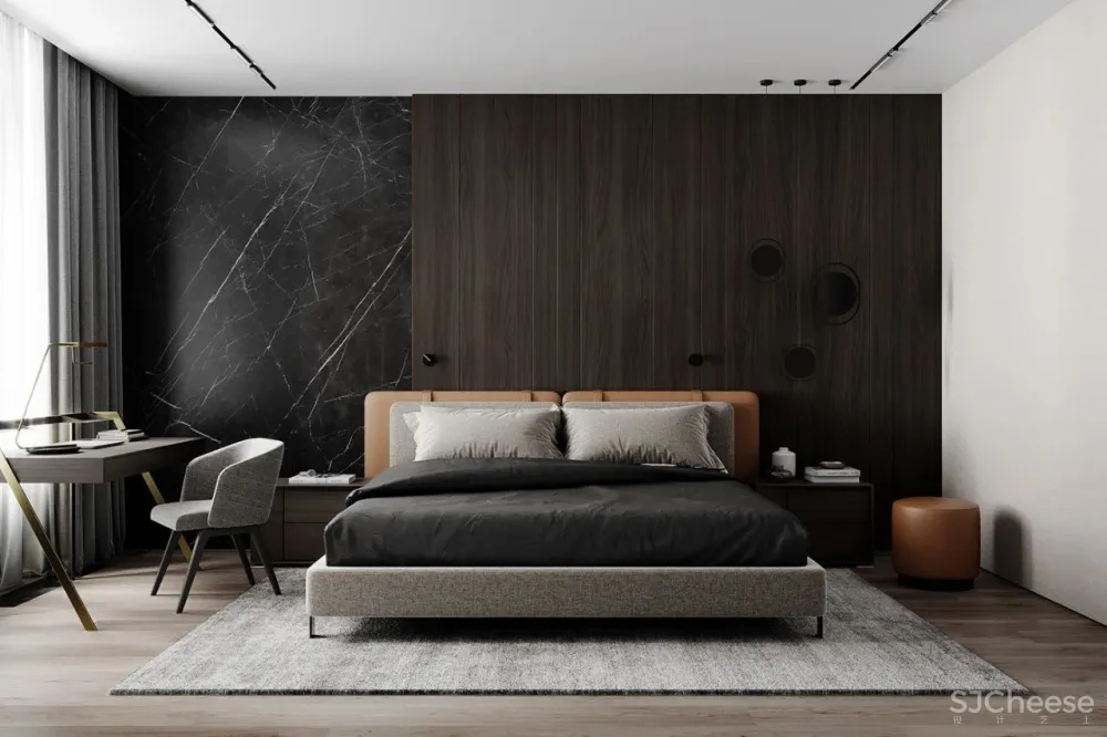 180㎡年轻夫妇的家，高级灰 大理石，这样才高级！