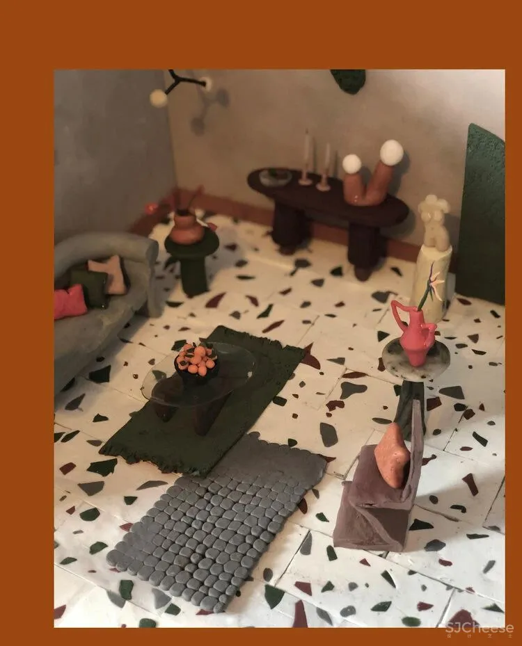 居家隔离的手工达人,用黏土捏出理想房间!每一个都超级惊艳!