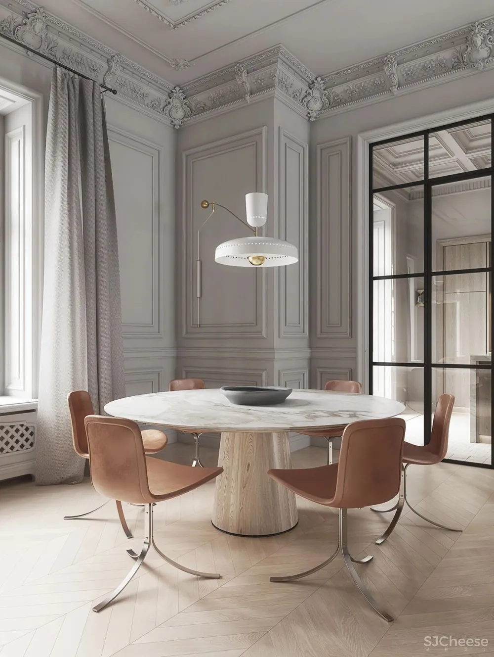 这样设计的复古风,高级不老气!