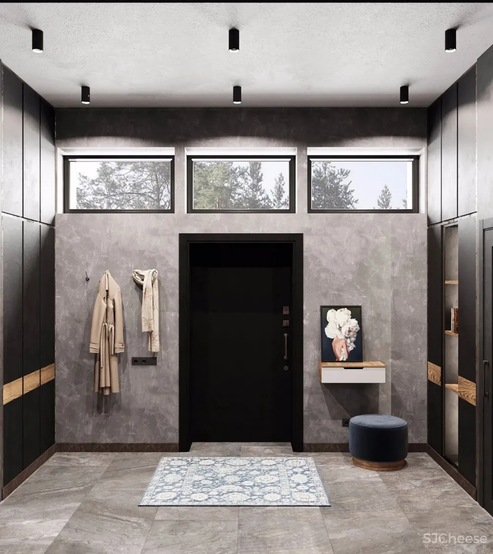 165㎡前卫复古风住宅,刚柔并济,优雅出新高度!