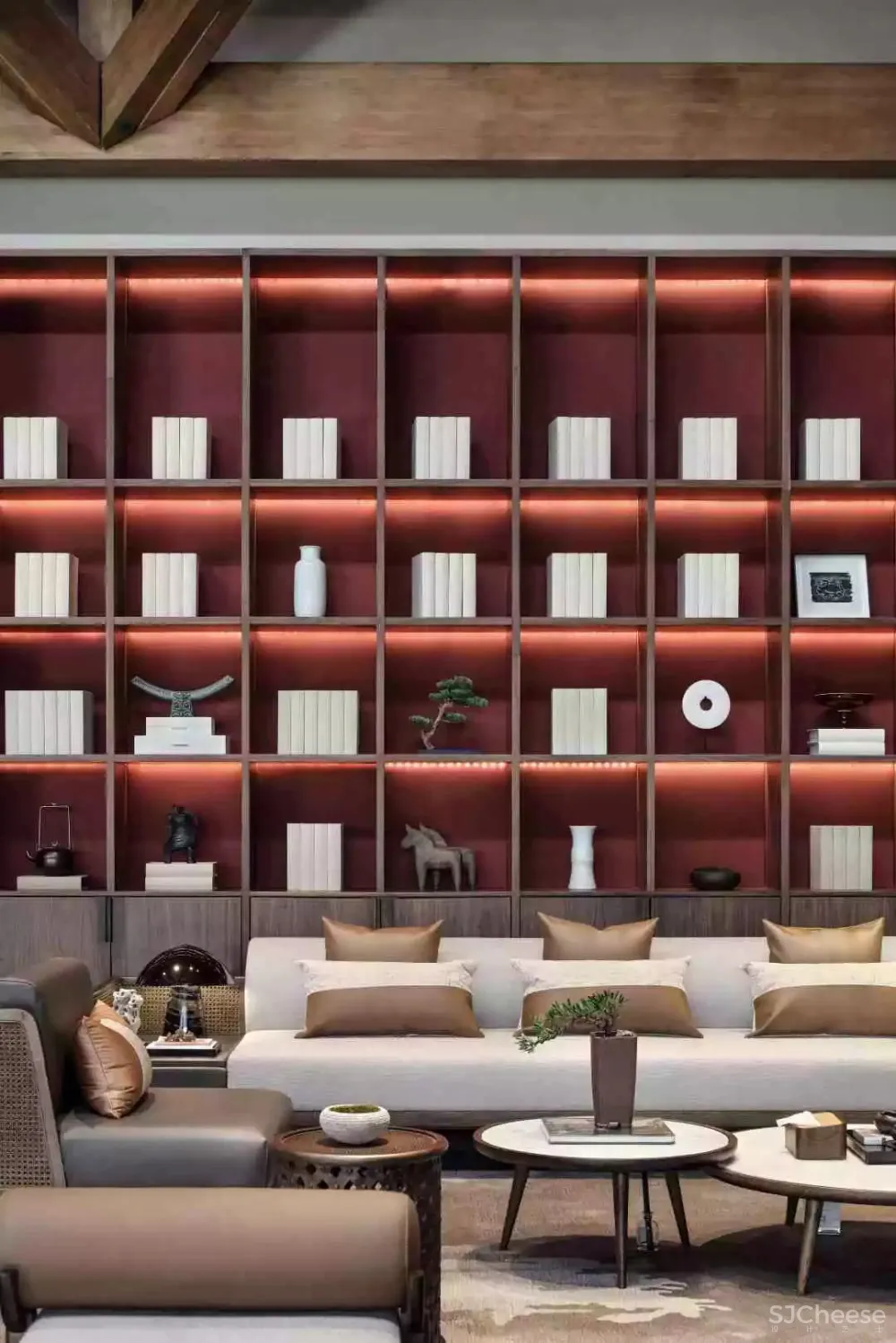 柏年印象设计 西安里城柳岸十里售楼中心 内敛的东方美学